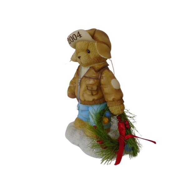 2004 Enesco Cherished Teddies Knut "Decorating The Holidays With Happiness Boxed - Picture 2 of 7